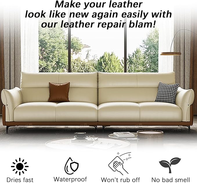 Leather Recoloring Balm, Leather Color Restorer Conditioner, Leather Restorer for Couches Paint, Leather Scratch Remover, Scr