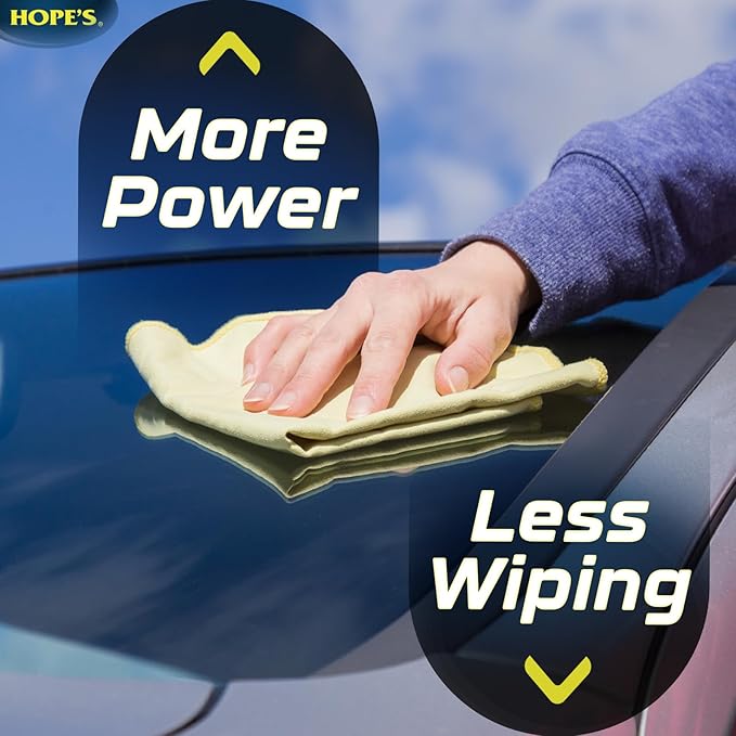 HOPE'S Perfect Glass Automotive Glass Cleaner - Streak-Free, Tint Safe Car Cleaner for Glass, Acrylic, Windows, Mirrors, Wind