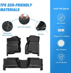 Nilight TPE Floor Mats for Chevy Silverado GMC Sierra Crew Cab 1500 2500 2500HD 3500HD 1999-2006, 2007 Silverado GMC Sierra Classic Body,2000-2006 Suburban Yukon XL Escalade ESV