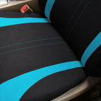 Flying Banner Car Seat Covers Front Seats and Rear Bench Mesh Fabric Rear Bench Split Polyester Cover Easy Installation SUV C