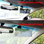 Suction Cup Baby Car Mirror, Ampper Adjustabe Long Arm HD Glass Convex Wide Angle Interior Rearview Baby Rear Facing Mirror (Frameless Rectangle, Large, 6.7" X 2.9")