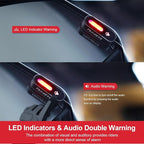 INNOVV ThirdEYE Motorcycle Blind Spot System with Voice and Indicators Alert, Waterproof Moto Assistant System, Detect Hazard