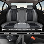 Coverado Car Seat Covers Full Set, Black Seat Covers, Automotive Car Seat Cover, Car Seat Cushion, Car Seat Covers Front Seat