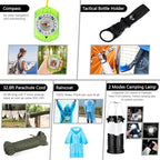 Survival Kit, First Aid Kit Survival Gear and Supplies Emergency Kit with Bug Out Bag Tactical Military Grade Molle IFAK for 
