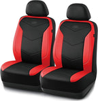 Skechers Memory Foam Seat Covers,Leather Car Seat Covers, Ultimate Comfort & Support Front Seat Covers Airbag Compatible, Aut