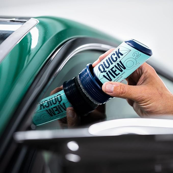 GYEON Quartz QuickView Ceramic Rain Repellent Glass Coating Extremely Hydrophobic Easy Apply Fast Drying Professional Grade V