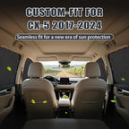ZATOOTO Car Window Shades for CX-5 2017-2024, 4 Pcs Magnetic Car Window Covers - 100% Block Light Privacy Curtains, Side Window Sun Shade for Baby Breastfeeding, Sleeping, Camping