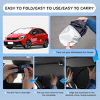 Sun Shade Sunshade for Honda Fit 2007-2024 2025 Windshield Cover, 4-Layers Sun Shield 250T Silver Coating Sun Visor for Fit EX EXL Sport Engine Foldable Window Shade Blocks UV Rays Car Accessories