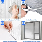 YoleShy Double Reflective Insulation 24 in X 20 FT RV Window Insulation for Summer Heat Reflective Window Film for Roof, Car, Garage Doors