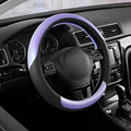Road Comforts Steering Wheel Cover – Breathable Leather Steering Wheel Cover, Anti-Slip Grip, Universal Fit 14.5” to 15”, Hea