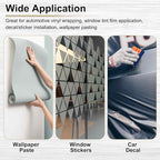 HARFINGTON 10pcs Car Vinyl Scraper 4inch Vinyl Squeegee Felt Edge Squeegee Tool for Car Window Tint Wallpaper Decal Sticker Installation Crafts Car Wrap Paste, Cyan
