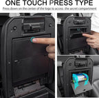 JDMCAR One-Touch Hidden Storage Box Compatible with 2016-2023 Toyota Tacoma Accessories Center Console Organizer Armrest Secret Compartment