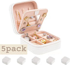 KElofoN Travel jewelry case Travel jewelry box Travel Jewelry Organizer Small Jewelry Organizer Box for Girls Women with Mirr