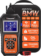 KONNWEI OBD2 Scanner Fit for BMW Mini, Battery Registration & Reset Tool for BMW Mini, Car Scanner Diagnostic Tool, Code Reader