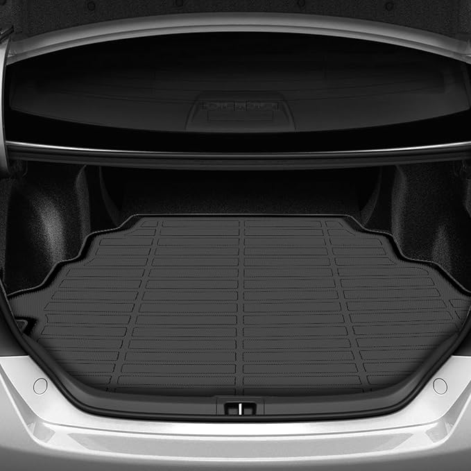 Floor Mats for Toyota Camry 2007 2008 2009 2010 2011(ONLY Gas), Custom Fit Camry CE XLE SE LE Floor Mats, Front Rear Mats & Cargo Liner, TPE Anti-Slip Waterproof Duty Car Accessories