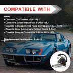Electric Headlight Motor Conversion Kit - 2PCS Front Left & Right Compatible with Chevrolet Corvette C3 (1968-1982) Headlight
