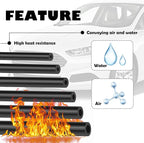 6PCS 5Ft Vacuum Hose Automotive,Silicone Vacuum Hose with ID 1/8" 5/32" 3/16" 1/4" 5/16" 3/8",130PSI Max Pressure Vacuum Line