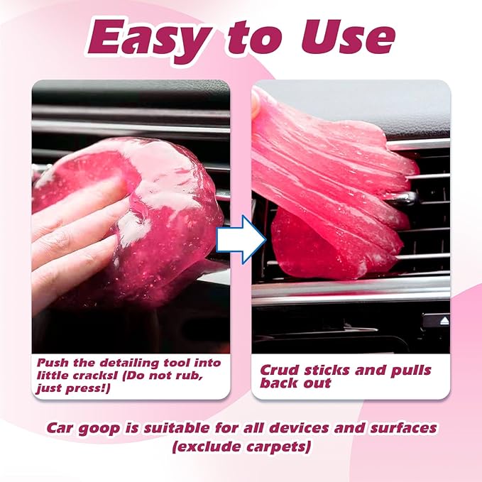 x xotic tech Car Cleaning Gel for Car Detailing Putty Interior Cleaner Slime Auto Detail Tools Supplies Accessories Valentine