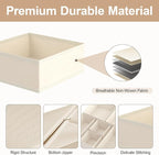 Drawer Organizer Clothes & Dresser Organizers - 12 Pack Foldable Drawer Dividers, Baby Clothes Organizer & Nursery Storage fo
