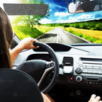 ZONETECH Cling Glare Reducer Sun Shade Side Window Sunshades Car Curtains UV Rays Visor Protection Universal Fit Protects from Sun- for All Year Round Use. Perfect for Road Trips (4 Pack)