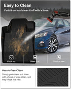 KIWI MASTER Floor Mats for 2019-2026 Nissan Altima, Custom Fit All Weather Car Mats, Heavy Duty TPE Floor Liners, Front & Rear 2 Row, Black