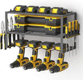Spacecare Power Tool Organizer- Power Drill Tool Holder- Heavy Duty Tool Shelf & 1 Pack 3 Layers Tool Rack Cordless Drill Hol
