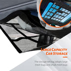 Car Ceiling Cargo Net Pocket, Car Mesh Organizer, 31.5"*21.6" Double-Layer Interior Roof Cargo Net, Universal Auto Accessory Adjustable Buckle Roof Storage for Truck SUV Travel Long Road Trip