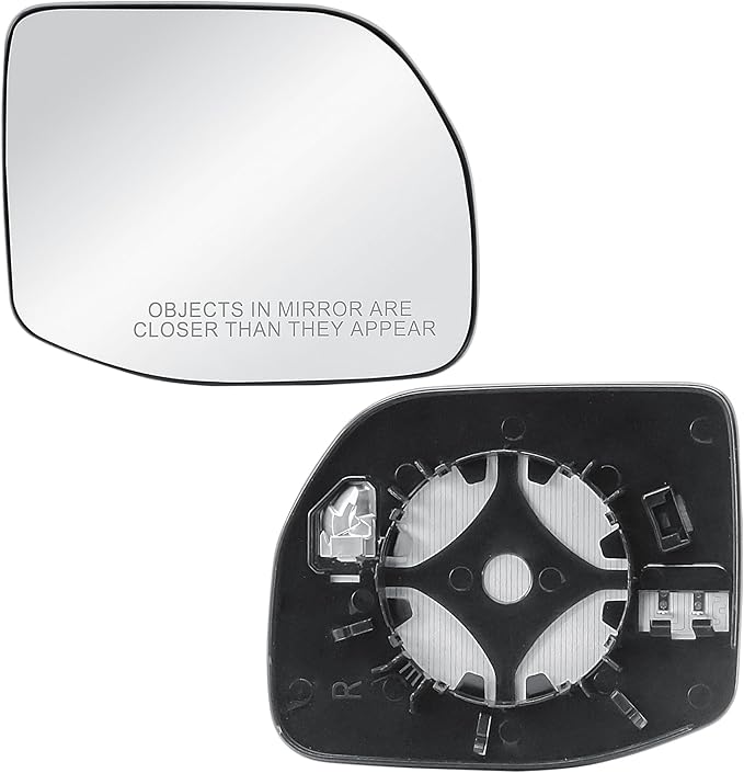 Replacement Passenger Right Side Door Mirror Glass Heated with BLIS (Blind Spot Sensor) and Back Plate for 2022-2025 Ford Maverick Bronco Sport