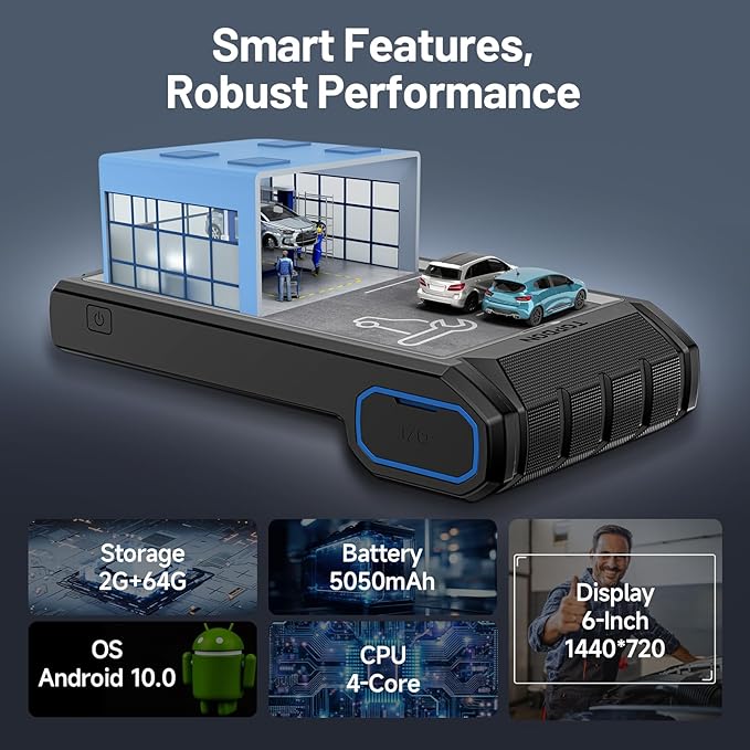 TOPDON Scanner AD800BT V2.0, Bidirectional Scan Tool, Full Systems Diagnostic Tool for All Vehicles, Automotive Diagnostic Sc