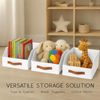 Homsorout Fabric Storage Bins for Organizing - 6 Pack Large Trapezoid Collapsible Storage Bins with Front Handle, Closet Orga