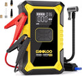 GOOLOO A3 Jump Starter with Air Compressor, 3000A Portable Car Battery Jumper Starter (9.0L Gas/6.5L Diesel) with