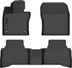 Auxko All Weather Floor Mats Fits for Toyota Prius & Prius Prime 2023 2024 2025 2026 TPE Rubber Liners Accessoires for Prius Odorless All Season Guard Anti-Slip Car Protector Mats Black