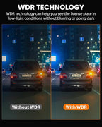 Dash Cam Front and Rear 4K/1080P, Dash Camera for Cars Build in WiFi, Full HD Dash Cam with APP Control, 3.94'' IPS Screen Da