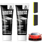 2Pcs Car Scratch Remover Wax, Universal Premium Polishing Compound for Deep Scratches, Car Scratch Repair Tool, 4 Fl Oz (120 Ml), with Sponge