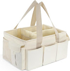 YOHOOLYO Baby Diaper Caddy Organizer, Large Portable Storage Basket for Newborn Essentials, Nursery Must-Have for Boys and Gi