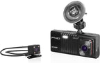 Minolta Dash Camera – 3-Channel 1080P Car DVR with Rear & Interior Cam, Night Vision, 3.0” LCD Screen, G-Sensor, Loop Recordi