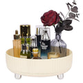 Anyoifax Makeup Perfume Organizer Tray 360 Degree Rotating Lazy Susan Skincare Lotion Organizer Spinning Cosmetics Storage fo