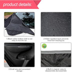 Windshield Snow Cover for Cars, Trucks, Vans - Waterproof, Windproof Winter Frost and Ice Removal Sunshade With Side Mirror Covers