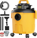 VEVOR 5 Gallon 6.0 Peak HP Wet and Dry Shop Vac， Portable Shop Vacuum and Blower 3-in-1 with Filter, Hose and Attachments for