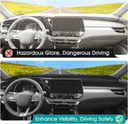 FIILINES Dash Cover for 2023-2025 Lexus RX RX350 RX350h RX500h, Dashboard Mat Accessories Dash Cover Sunshade Nonslip Mesh Pr