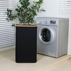 iEGrow Laundry Hamper with Lid, 110L Large Laundry Hamper with Handle and Lid, Collapsible Clothes Basket Organizer with Remo