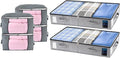 combocube Comforter Storage Bag and Under Bed Storage Containers Bundle (6-Piece Set)