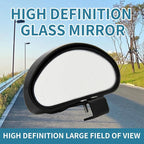1 Pack 2 Pcs Blind Spot Mirrors, Reversing Wide-Angle Auxiliary Mirror ,Fits For Car Truck Motorcycle Suvs