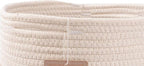 voten Cube Storage Baksets Bins 11x11’’ Fit 12x12’’ Organizer Bookcases Shelving,Stylish&Durable Woven Cotton Basket Containe