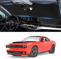 Sun Shade for Challenger Windshield Sunshade for 2015-2023 Dodge Challenger Accessories Coupe,SRT Hellcat,Redeye,GT,RT,TA Coupe,Widebody,SXT,RT Scat Pack Front Window Cover Shield Visor Protector