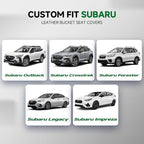 GIANT PANDA Front Seat Covers for Subaru Outback Forester Crosstrek Legacy Impreza, Faux Leather Bucket Seat Cover Fit Subaru
