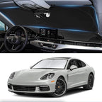 Sunshade for 2017-2023 2024 2025 Porsche Panamera Accessories Front Window Sun Shades Shield Cover for Windshield Foldable 210T Sun Visor