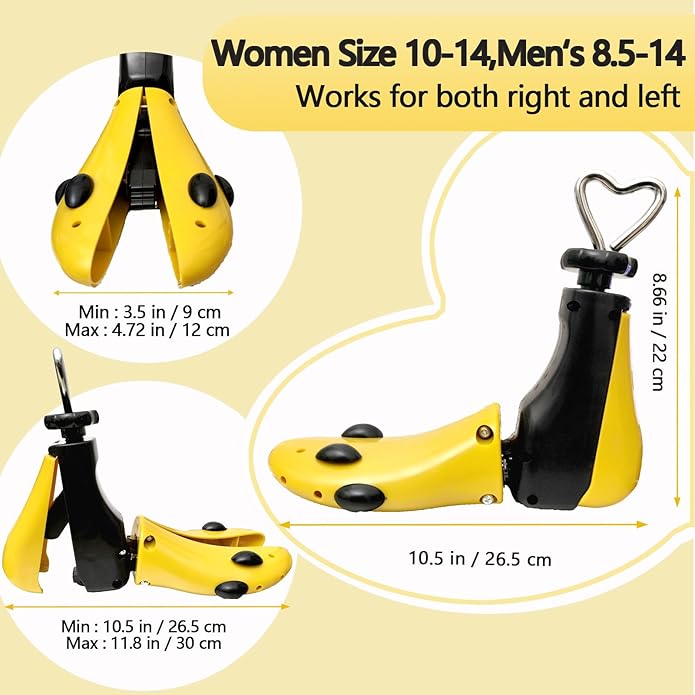 Shoe Stretcher Men and Women, Adjustable Boot Stretcher for Women Shoe Tree For Wide Feet, Shoe Expander