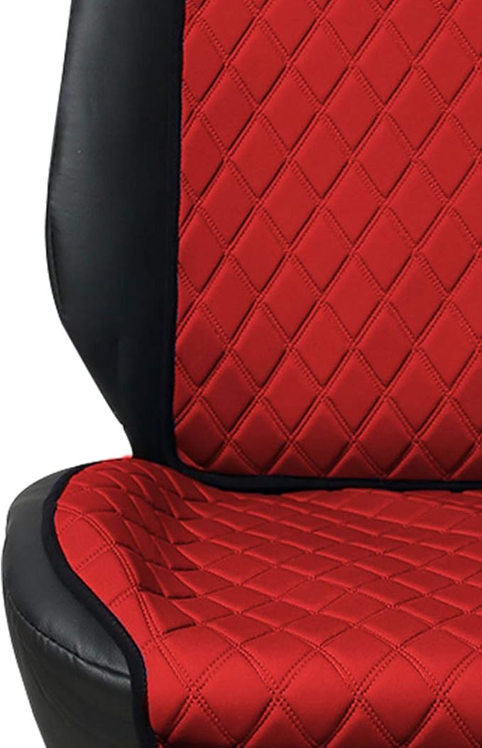 FH Group Car Seat Cushion – Neosupreme Single Front Seat Cover with Front Pockets, Airbag Compatible, Universal Fit Car Seat 