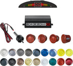 Parking Sensor Kit Backup Sensor Kit Reverse Sensor for Car 18 Color Options for Probes Adjustable Alarm Volume Professional 